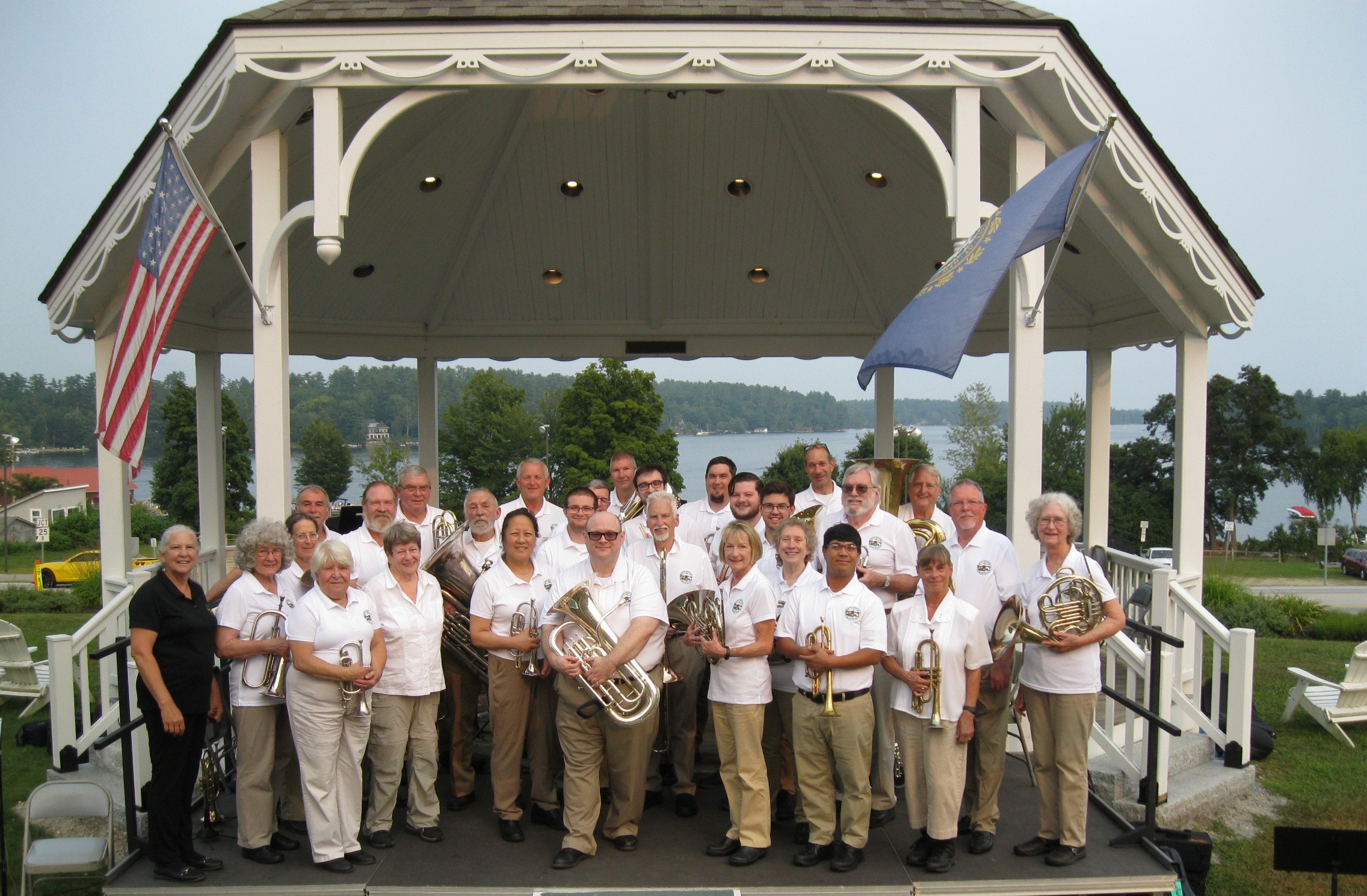 Carter Mountain at the Contoocook Bandstand